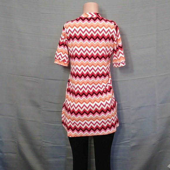 Goo Yoo Chevron high- low top sz Large - Picture 6 of 7